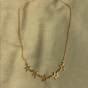 Gold star necklace